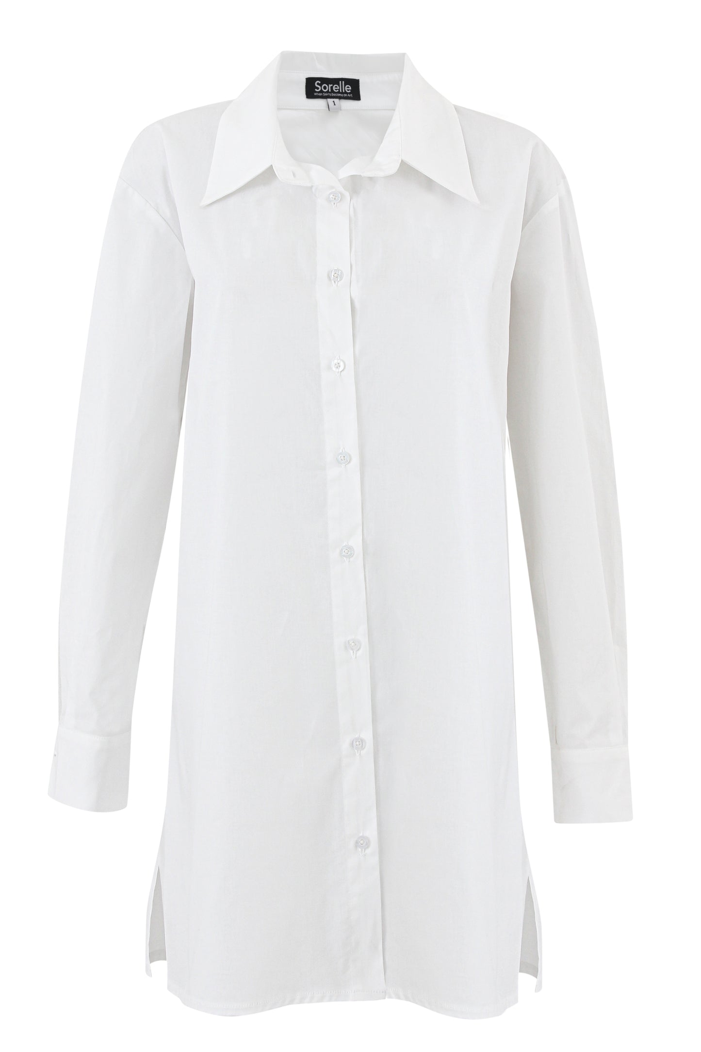 THE LONG WHITE LINEN SHIRT