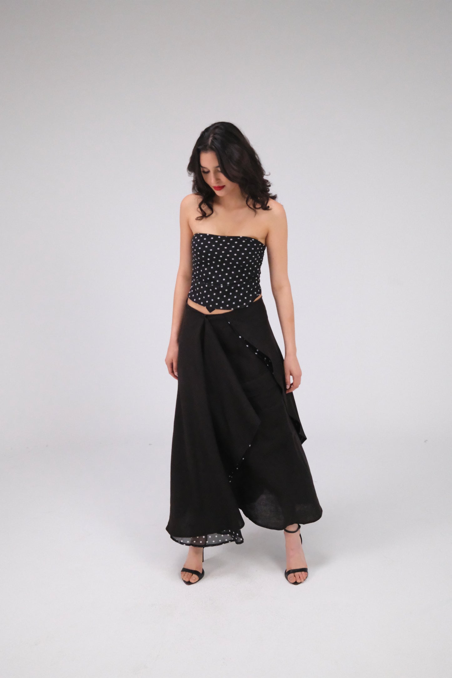 THE MAXI POLKA DOTS SKIRT