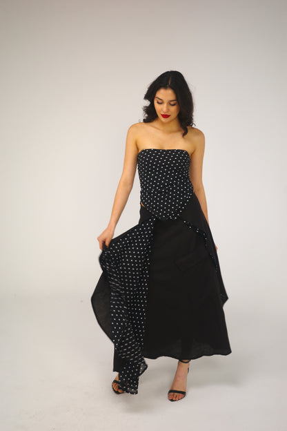 THE MAXI POLKA DOTS SKIRT