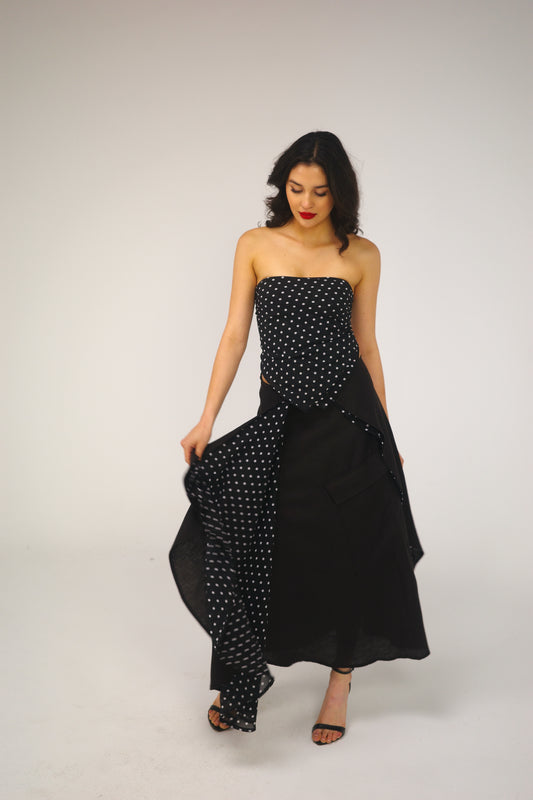 THE MAXI POLKA DOTS SKIRT