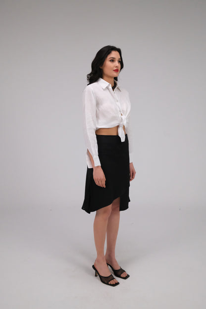 THE MIDI BLACK SKIRT