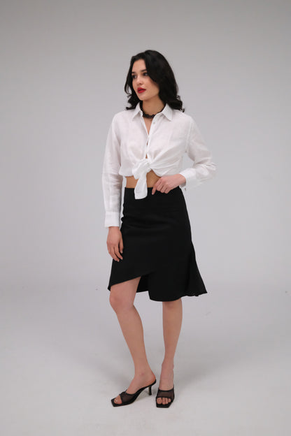 THE MIDI BLACK SKIRT