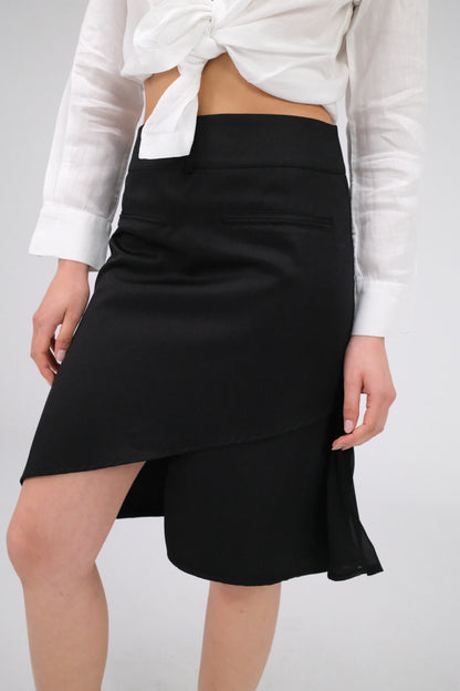 THE MIDI BLACK SKIRT