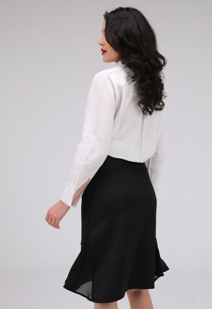 THE MIDI BLACK SKIRT