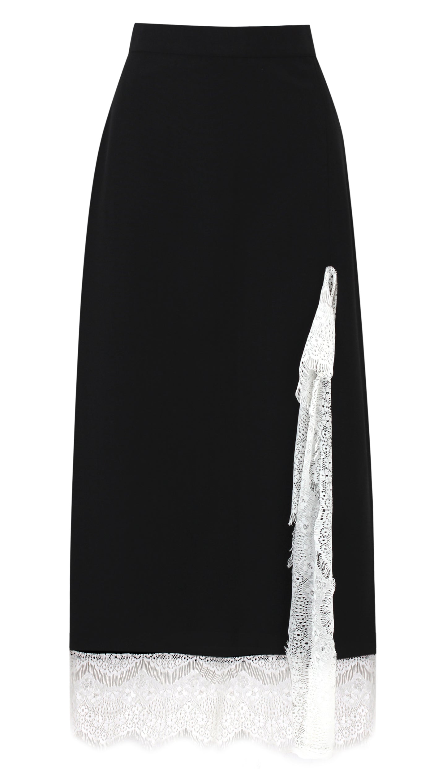 THE BLACK & WHITE PENCIL SKIRT