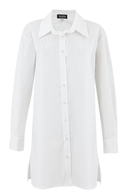 THE LONG WHITE LINEN SHIRT